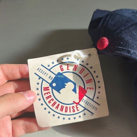 New Vintage 90s 2000s Men's Embroidered Cleveland Logo Baseball Cap OSFA - Picture 7 of 9